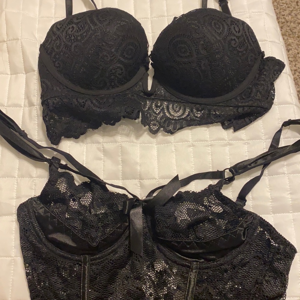 Lingerie black lace
